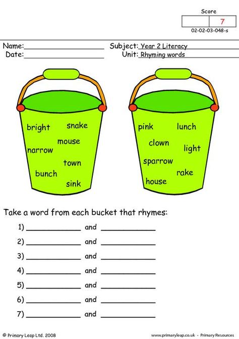 Reception Phonics, Year 2 English, Rhyming Kindergarten, Remedial Teaching, Teaching Spelling Words, Worksheets Grade 2, Rhyming Words Activities, Teaching Adults, Rhyming Words Worksheets