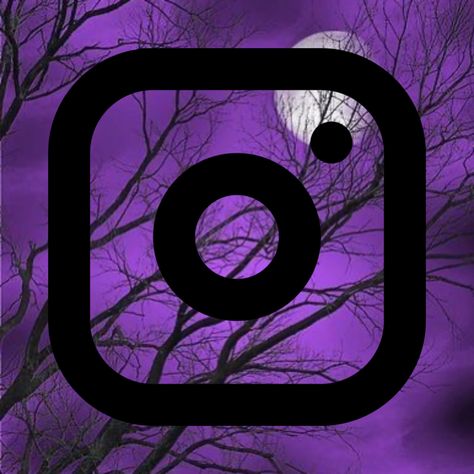 Autumn Phone Wallpaper, Purple Halloween, Purple Themes, Halloween Icons, Instagram Icons, Autumn Theme, App Icon, Snapchat, Phone Wallpaper