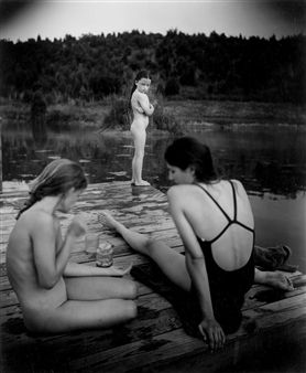 `THE BIG GIRLS' By Sally Mann Sally Mann Immediate Family, Sally Mann Photos, Sally Mann Photography, Classic Car Photoshoot, Marlene Dumas, Sally Man, Julia Margaret Cameron, Narrative Photography, Unusual Pictures