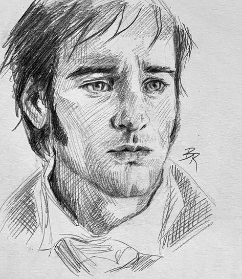 Pride & Prejudice Movie, Darcy Pride And Prejudice, Hipster Drawings, Pride And Prejudice 2005, Mr Darcy, Sketches Easy, Romantic Art, Ethereal Art, A Pencil