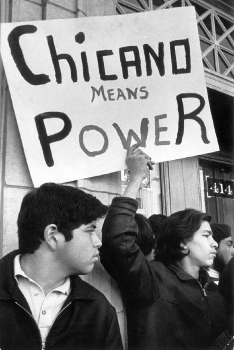 During Protest Over Apprehension of Spanish Americans in Denver Bus Bombing Case Chicano Movement, Chicano Studies, Mexican American Culture, Hispanic Aesthetic, Chicano Love, Estilo Cholo, Latino Art, Mexican Culture Art, Chicana Style