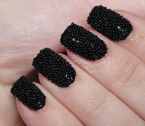 Nail Room Ideas, Caviar Nails, Cheap Nail Art, Gold Glitter Nails, Nail Room, Nail Pops, Nail Art Rhinestones, Silver Nails, Black Caviar