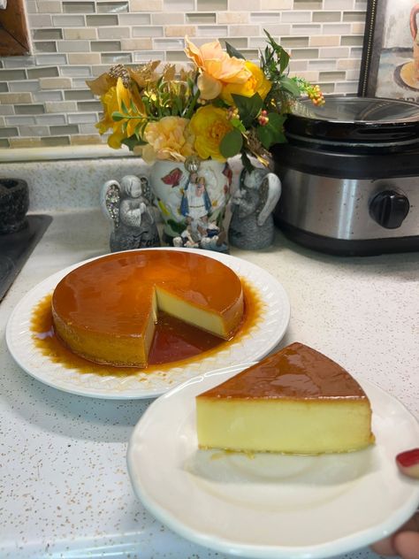 Cream cheese Flan Traditional Cuban Food, Cuban Kitchen, Cream Cheese Flan, Cheese Flan, Cuban Food, Cuban Recipes, Catering Services, Kitchen Recipes, Flan