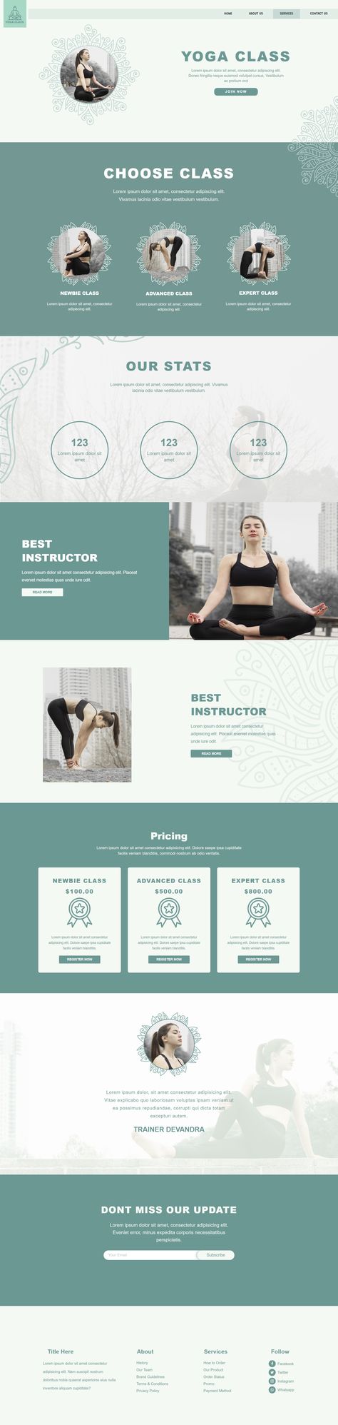 Yoga Landing Page by - Html, Css, BootStrap, JavaScript, JQuary, Php Yoga Landing Page Design, Wordpress Landing Page, Freelance Web Developer, Wordpress Developer, Mobile Responsive, Website Development Services, Media Icon, Html Css, Professional Website