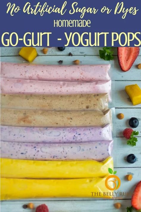 Homemade Parfait, Frozen Yogurt Pops, Vegan Quesadilla, Perfect Snacks, Kids Yogurt, Diy Yogurt, Instant Pot Yogurt, Yogurt Popsicles, Yogurt Pops