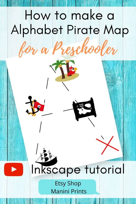 Pirate Alphabet Letters, Preschool Pirate Theme Free Printables, Pirate Crafts Preschool Treasure Maps Free Printable, Pirate Abc Activities, Pirate Maps For Kids, Pirate Treasure Maps, Pirate Treasure, Preschool Printable, Alphabet Crafts