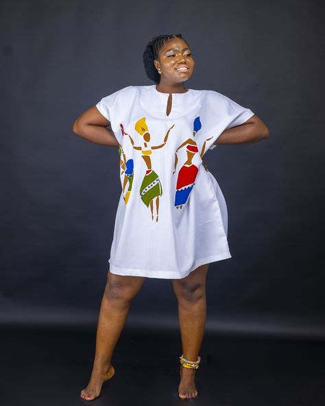 http://4stylegh.myshopify.com/ White Loose Dress, African Kids Clothes, African Print Pants, Girly Style Outfits, Traditional African Clothing, African Dresses Men, Short African Dresses, African Dresses Modern, African Print Dress Designs