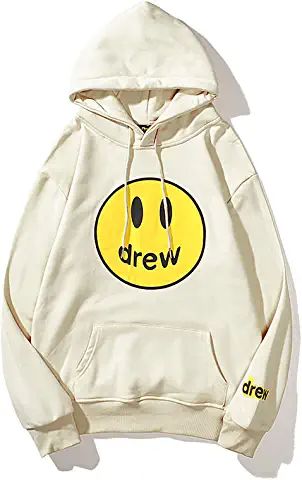 Amazon.com : justin bieber clothing Drew House Hoodie, Smiley Face Sweater, Mochila Jansport, Drew House, Hoodie Drawing, Streetwear Hoodie, Smiley Faces, Casual Chic Style, Print Sweatshirt