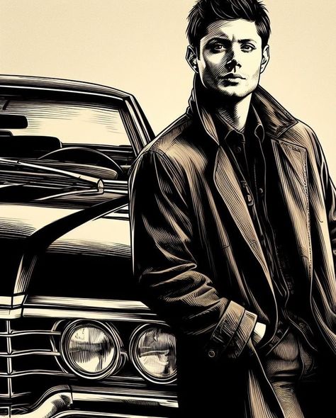 love this #SPNFamily #supernatural #spn #SPNFamilyForever #spnfandom #SupernaturalFamily #SupernaturalFans #SupernaturalAddict Dean Winchester Fanart, Paint 2024, Supernatural Fan Art, Supernatural Art, Supernatural Dean, Supernatural Fans, Super Natural, Destiel, Dean Winchester