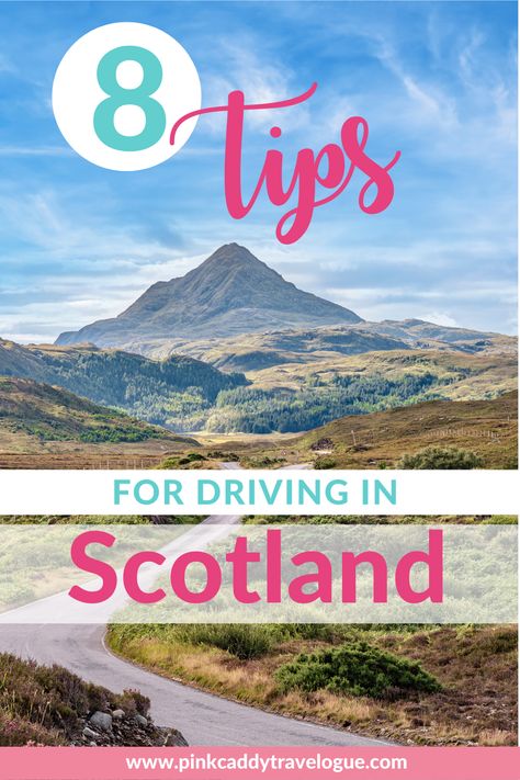 Planning a Scottish road trip? Nervous about driving on the left side of the road? Here are 8 helpful tips you need to know about driving in Scotland! #scotland #uktravel #roadtrip Tips For Driving, Scotland Road Trip, United Kingdom Travel, Europe Travel Guide, Europe Travel Destinations, Road Trip Itinerary, Europe Travel Tips, Scotland Travel, Ireland Travel