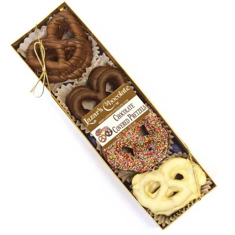 Pretzel Packaging, Fresh Food Packaging, Custom Chocolate Bars, Yogurt Covered Pretzels, Food Stall Design, Chocolate Covered Pretzel, Chocolate Yogurt, Matcha Cookies, Chocolate Dipped Pretzels