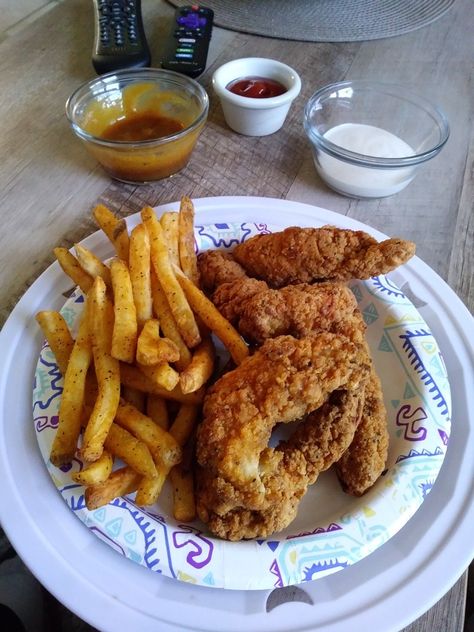 Air Fried Chicken Tenders & Fries Chicken Tenders And Fries, Air Fried Chicken Tenders, Homemade Chicken Tenders, Devney Perry, Fried Chicken Tenders, Chicken Tender, Damian Priest, Air Fried Chicken, Fries Recipe