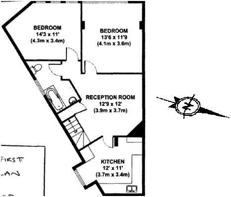 Tiny house with trapezium floor Casita Plans, Triangular House, Triangular Architecture, Site Layout Plan, Queen Palm, Cottage Floor Plan, Vacation House Plans, Studio Floor Plans, Triangle House