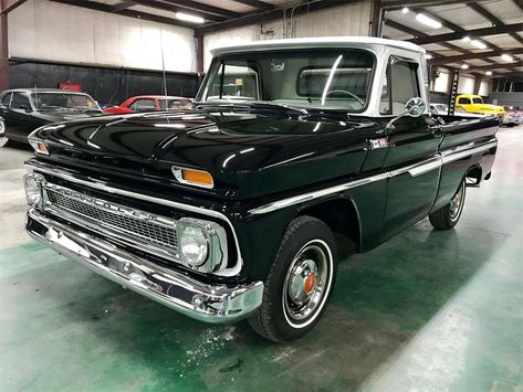 Chevy C10 For Sale, Factory Style Interior, 1965 Chevy C10, C10 For Sale, Sport Truck, Cane Corso Dog, Black Truck, Custom Pickup Trucks, C10 Trucks