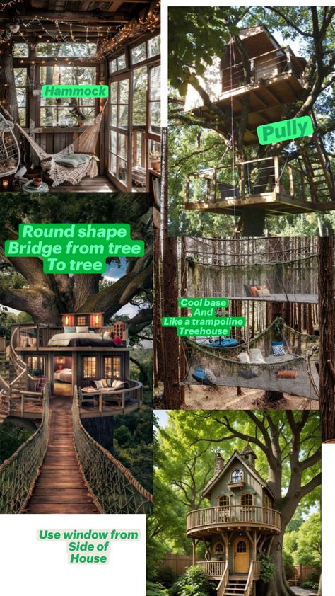 Use stepping stones up to it. Treehouse Aesthetic, Treehouse Ideas, Backyard Plans, Kids Backyard, Tree Fort, Different Elements, Tree House Kids, Backyard Plan, Backyard For Kids