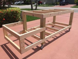 Outfeed Table, Table Saw Station, Table Saw Workbench, Saw Station, Workbench Ideas, Garage Workbench, Saw Table, Diy Table Saw, Workbench Plans Diy