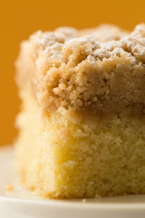 NY Crumb Cake 4 New York Crumb Cake Recipe, New York Crumb Cake, Crumb Coffee Cakes, Crumb Cake Recipe, Coffee Cake Recipes, A Piece Of Cake, Crumb Cake, Piece Of Cake, Snack Cake