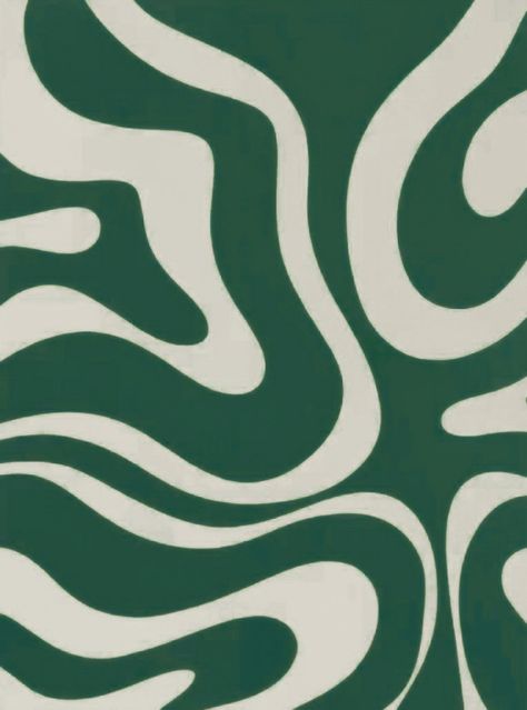 Green Poster, Retro Liquid Swirl, Liquid Swirl, Modern Retro, Abstract Pattern, Forest Green, Swirl, Design Studio, Forest