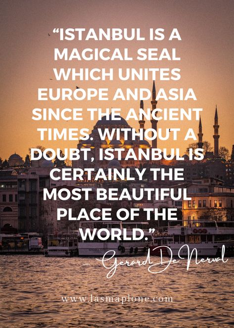 Best Istanbul quotes Turkey Quotes, Quotes For Instagram Captions, Incredible Quote, Jeanette Winterson, Visit Turkey, Good Insta Captions, Best Turkey, Insta Captions, Travel Moments