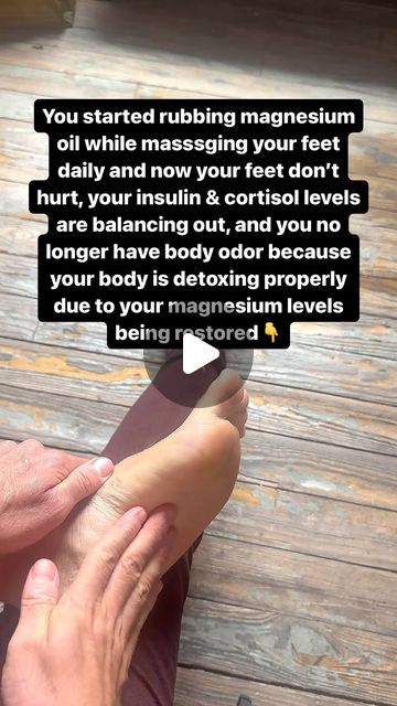 James Moore on Instagram: "YOUR FEET 🦶 WILL THANK YOU 🙏 Magnesium oil is a huge game changer! FOLLOW to be well!   #trending   This is not medical advice! This is what works for me!" Magnesium On Feet Benefits, Magnesium Spray On Feet Benefits, Magnesium Oil On Feet Benefits, Magnesium Oil Spray Benefits, Magnesium Oil Benefits, Magnesium Oil Spray, James Moore, Magnesium Spray, Tummy Ache