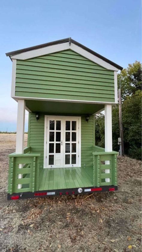 Towable Tiny House, Small Loveseat, Home Still, Tiny House Kitchen, Park Models, Small Windows, High Walls, Breath Of Fresh Air, Tiny Living