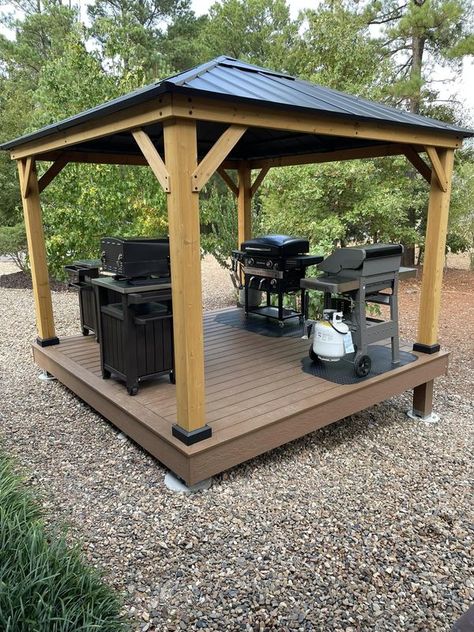 BBQ Shacks & Shanties | I just completed my grilling deck | Facebook Grilling Deck, I Grill, Backyard Furniture, Pizza Oven, The Project, Grilling, Oven, Pizza, Furniture