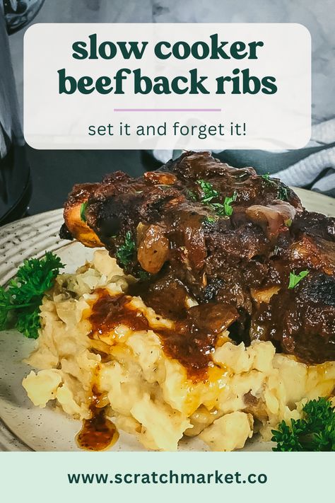 Slow Cooked Beef Ribs Crock Pot, Beef Back Ribs Crockpot, Crock Pot Boneless Beef Ribs, Beef Rib Recipes Slow Cooker, Beef Back Ribs Recipe Slow Cooker, Slow Cooked Beef Ribs, Beef Back Ribs Slow Cooker, Beef Ribs In Crockpot, Beef Ribs Recipe Slow Cooker