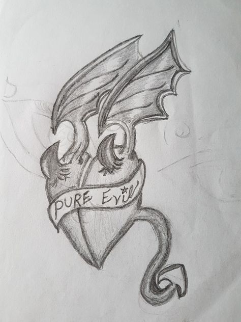 Pure evil heart Evil Drawings Easy, Good And Evil Drawing Ideas, Good And Evil Drawing, Evil Butterfly Drawing, Evil Heart Drawing, Scary Heart Drawing, Evil Heart, Pure Evil, Heart Sketch