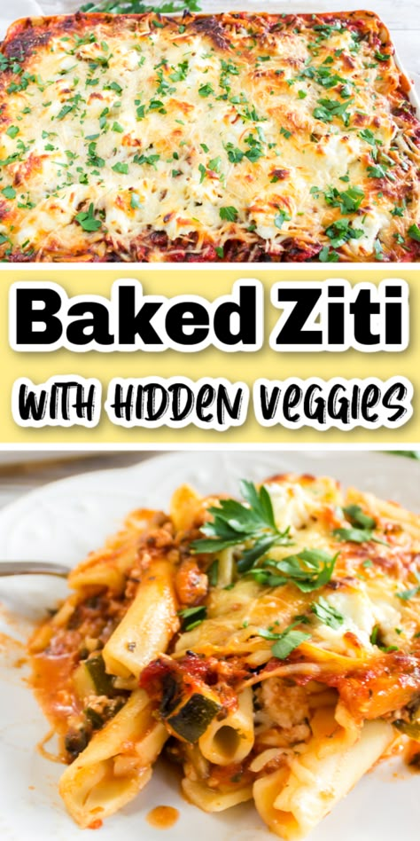 Spinach Ziti Bake, Healthy Ziti Bake, Zucchini Ziti Bake, Baked Ziti With Zucchini And Squash, Vegetable Baked Ziti Recipe, Healthy Baked Ziti Clean Eating, Low Calorie Baked Ziti, Healthy Baked Ziti Recipe Ground Turkey, Baked Ziti With Zucchini