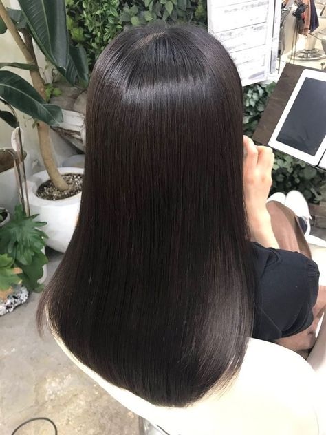 Dark Long Straight Hair, Dark Brown Hair Straight, Straight Dark Brown Hair, Light Black Hair, Brown Straight Hair, Dark Brunette Hair, Long Silky Hair, Long Black Hair, Beautiful Long Hair