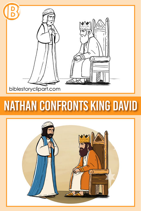 Bible clipart and coloring pages David Bible, Bible Clipart, David And Jonathan, Bible Songs, 2 Samuel, David And Goliath, God's Promise, Bible Coloring Pages, King David