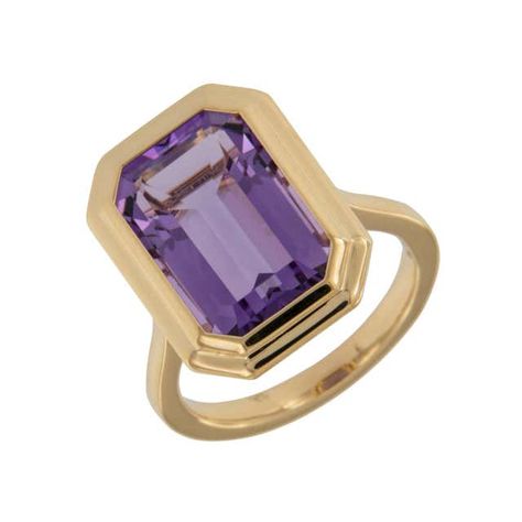 1stDibs: Antique and Modern Furniture, Jewelry, Fashion & Art Amethyst Jewelry Ring, Amethyst Cocktail Ring, Engagement Ring For Her, Bezel Set Ring, Amethyst Gold, Amethyst Jewelry, Amethyst Quartz, Split Shank, February Birth Stone