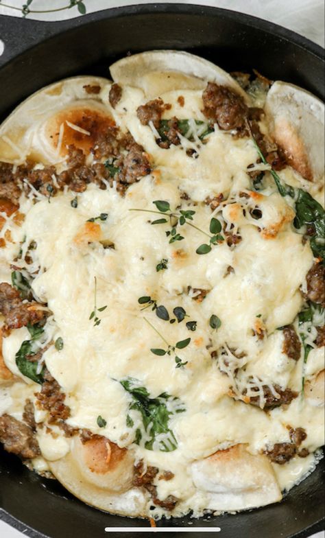 Pierogi And Meatball Skillet, Dinners With Perogies, What To Eat With Pierogies, Sausage And Perogies Recipes, Pirogi Recipes, Pierogies Recipes, Potato Board, Pierogi Pizza, Perogies Recipe