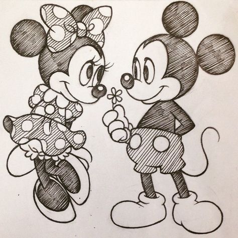 Mickey Drawing, Mouse Drawings, Cute Drawings Of Love, Cartoon Drawings Sketches, Cartoon Drawings Of People, Cartoon Drawings Disney, Cartoon Drawing Tutorial, Mouse Drawing, Easy Cartoon Drawings