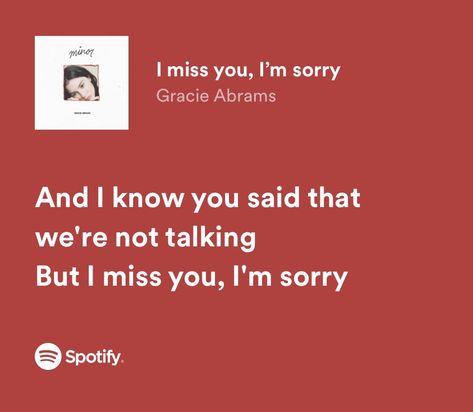 I Miss You Im Sorry Lyrics, I Miss You Im Sorry Gracie, September Widget, Gracie Lyrics, Subtitles Aesthetic, Missing You Lyrics, Sorry Lyrics, Will Smith Quotes, I Miss Your Voice