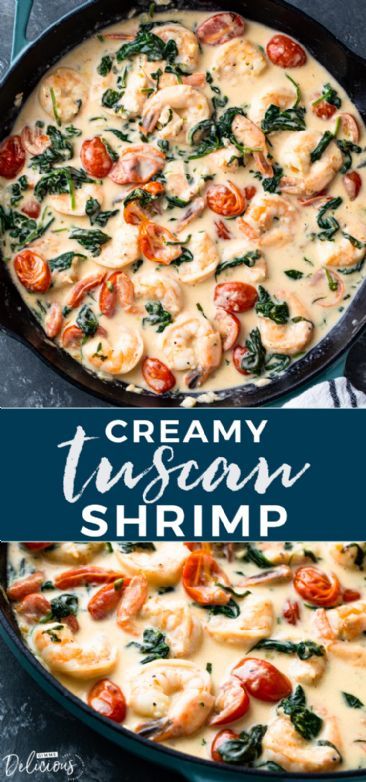 Tuscan Garlic Shrimp, Creamy Tuscan Shrimp, Shrimp Keto, Tuscan Shrimp, Keto Shrimp Recipes, Juicy Shrimp, Shrimp Dinner, Shrimp Recipes For Dinner, Quick Dinners