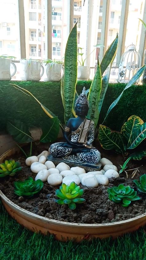 My Buddha garden Garden Buddha Ideas, Buddha Zen Garden, Sand Creations, Garden Buddha, Sand Garden, Buddha Garden, Buddha Zen, Zen Garden, Fairy Garden