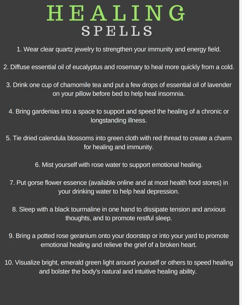 Cold Healing Spell, Spells For When Youre Sick, Spell For Health And Healing, Illness Spell, Healing Spells For Others Health, Career Spell, Health Spells, Healer Quotes, Health Spell