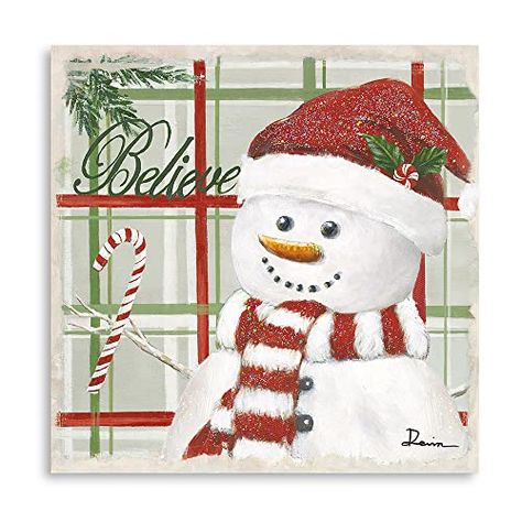 Snowman Family Painting, Christmas Paintings On Wood, Printing Painting, Hd Prints, Snowmen Pictures, Christmas Paintings On Canvas, Santa Pictures, Christmas Painting, Santa Claus Hat