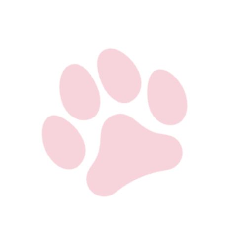 Paw Drawing, Mlp Base, Cat's Paw, Cute App, Cute Little Drawings, Cat Clothes, Print Wallpaper, App Icon, Soft Pink