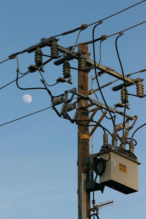 Electricity Pylon Aesthetic, Electric Pole Aesthetic, Electricity Aesthetic, Electric Pole, Telephone Pole, Fear Factory, Science Boards, Power Lines, Light Pole