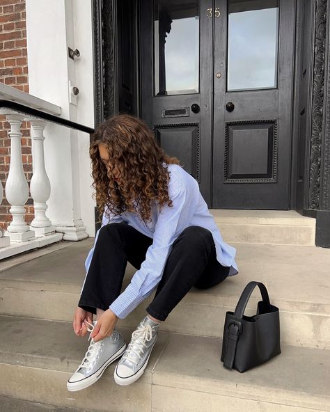 AD | Elevate your everyday autumn outfits with silver Converse. They are so comfortable and perfect for adding a touch of fun to any outfit, from casual to dressy - available at @officeshoes 👟💫 #officelovesconverse Silver Converse, Autumn Outfits, Fall Outfits, Converse, Silver, Quick Saves