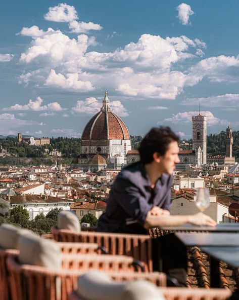 Best rooftop bars in Florence | The Florentine Florence Restaurants With View, Florence Restaurants, Hidden Bar, Rooftop Party, Best Rooftop Bars, Santa Maria Novella, Fancy Cocktails, Rooftop Bars, Cool Jazz