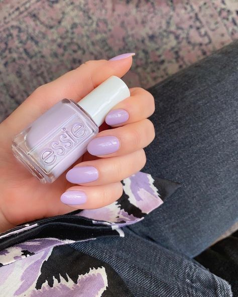 Julia (Murphree) Talisman on Instagram: “Little bit of lav for your feed. 💜 @essie polish in #lilacism. 💅🏼#juliatalisMANI” Essie Lilacism, Lilac Nail Polish, Essie Polish, Lilac Nails, Essie, Nail Polish, Nails, Makeup, On Instagram