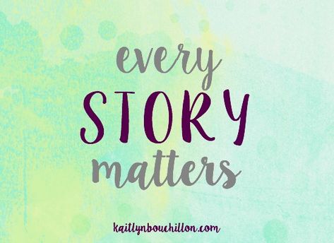 When we lay hold of the truth that every story matters, we’ll begin to see and believe that our story is included in the “every” story. Be The Author Of Your Own Story, Your Story Matters, Tell Your Story Quotes, My Story Quotes, Women Conference, Storybook Theme, Telling Your Story, Speech Ideas, Beautifully Broken