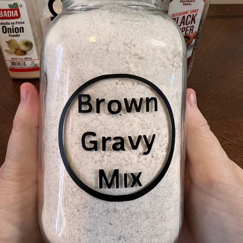 Homemade Gravy Powder, Diy Brown Gravy Packet, Beef Gravy Packet Recipe, Beef Gravy Mix Recipe, Homemade Brown Gravy Packet, Homemade Brown Gravy Mix, Diy Brown Gravy Mix Recipes, Brown Gravy Mix Diy, Dry Brown Gravy Mix Recipe