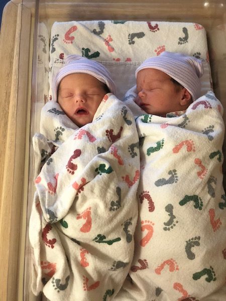 The Twins' Birth Story - A Positive Twin Induction Birth Story - Fitness Fatale Twin Birth Photography, Identical Twins Aesthetic, Twins Belly, Twins Baby Girl, Twin Belly, Twins Aesthetic, Twins Newborn, Twins Sisters, Twin Girl