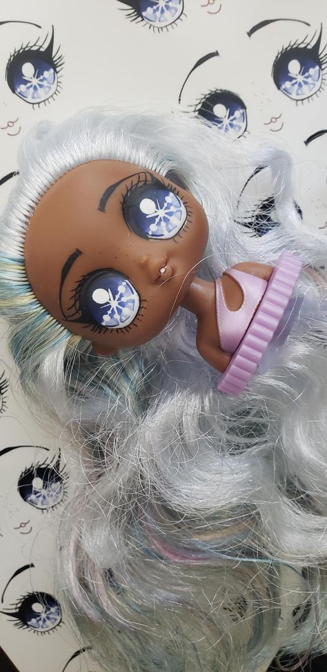 Lol Omg Repaint, Rainbow High Repaint, Doll Customs, Ooak Art Doll, Doll Ideas, Rainbow High, Doll Repaint, Cute Plush, Ooak Dolls