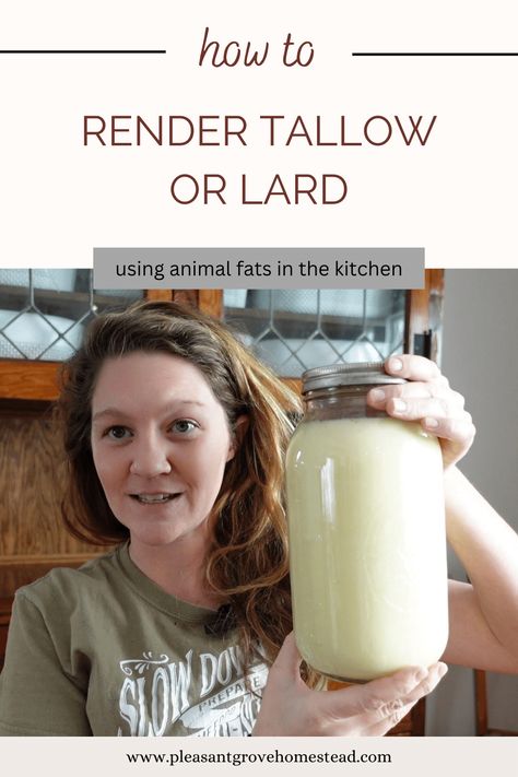 How to render lard and tallow: Using animal fat - Render Lard, How To Render, Sauteed Carrots, Beef Tallow, Seed Oils, Bacon Grease, Cooking Oils, Farm Fresh Eggs, The Homestead