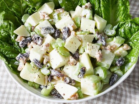 Retro Salads Are Trending Again—and Here Are Our Community's 14 Favorite Recipes Gelatin Salad, Waldorf Salad Recipe, Seven Layer Salad, 5 Ingredient Dinners, Waldorf Salad, Ham Salad, Hard Cooked Eggs, Healthy Chicken Salad, All Recipes